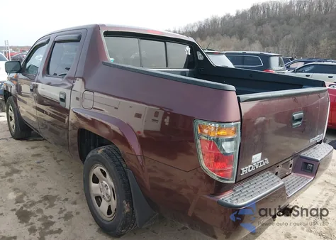 2007 Honda Ridgeline Rt from USA, damaged, VIN 2HJYK16227H522853